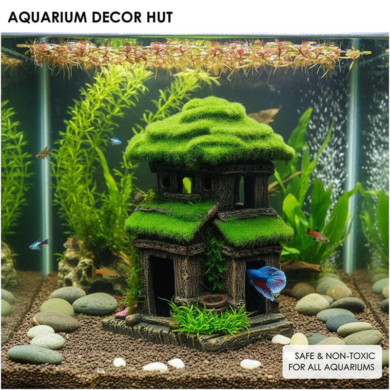 Ancient Architecture Aquarium Decoration