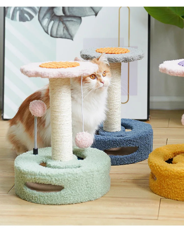 Sunflower Cat Climbing Tower