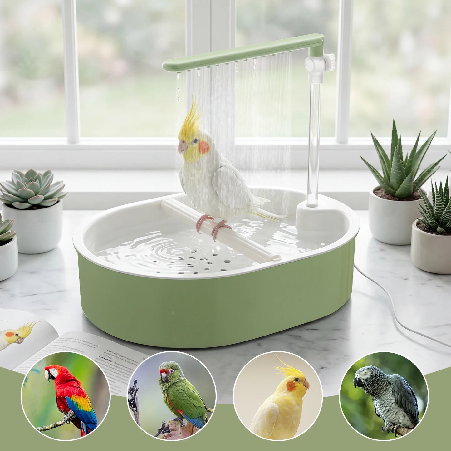 Automatic Shower Bird Cage
