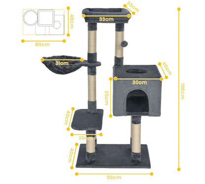 Large Cat Tree for Indoor Tall Tower