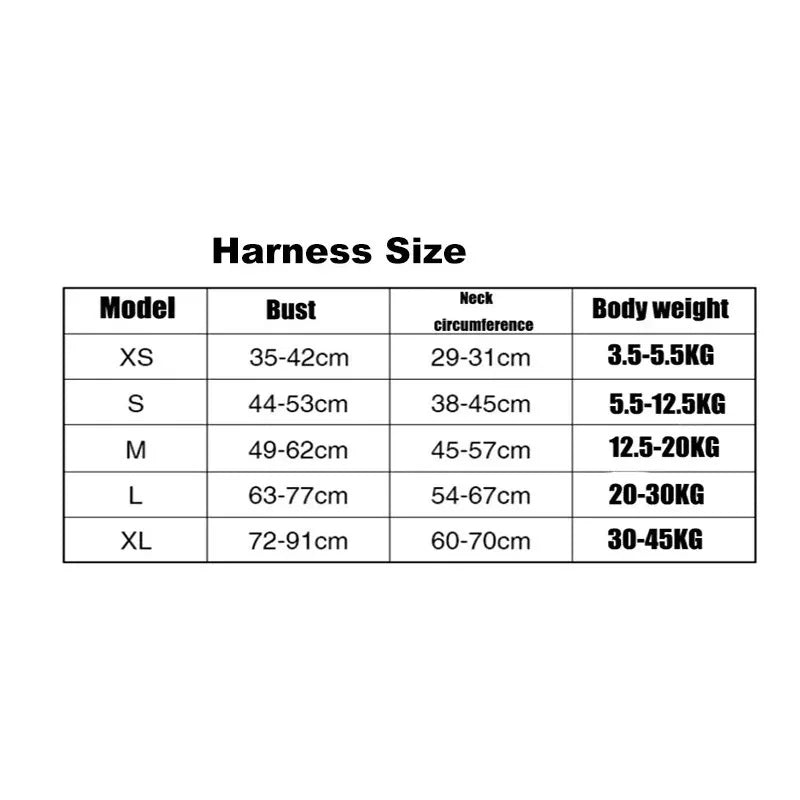 Large Dog Walk Out Harness
