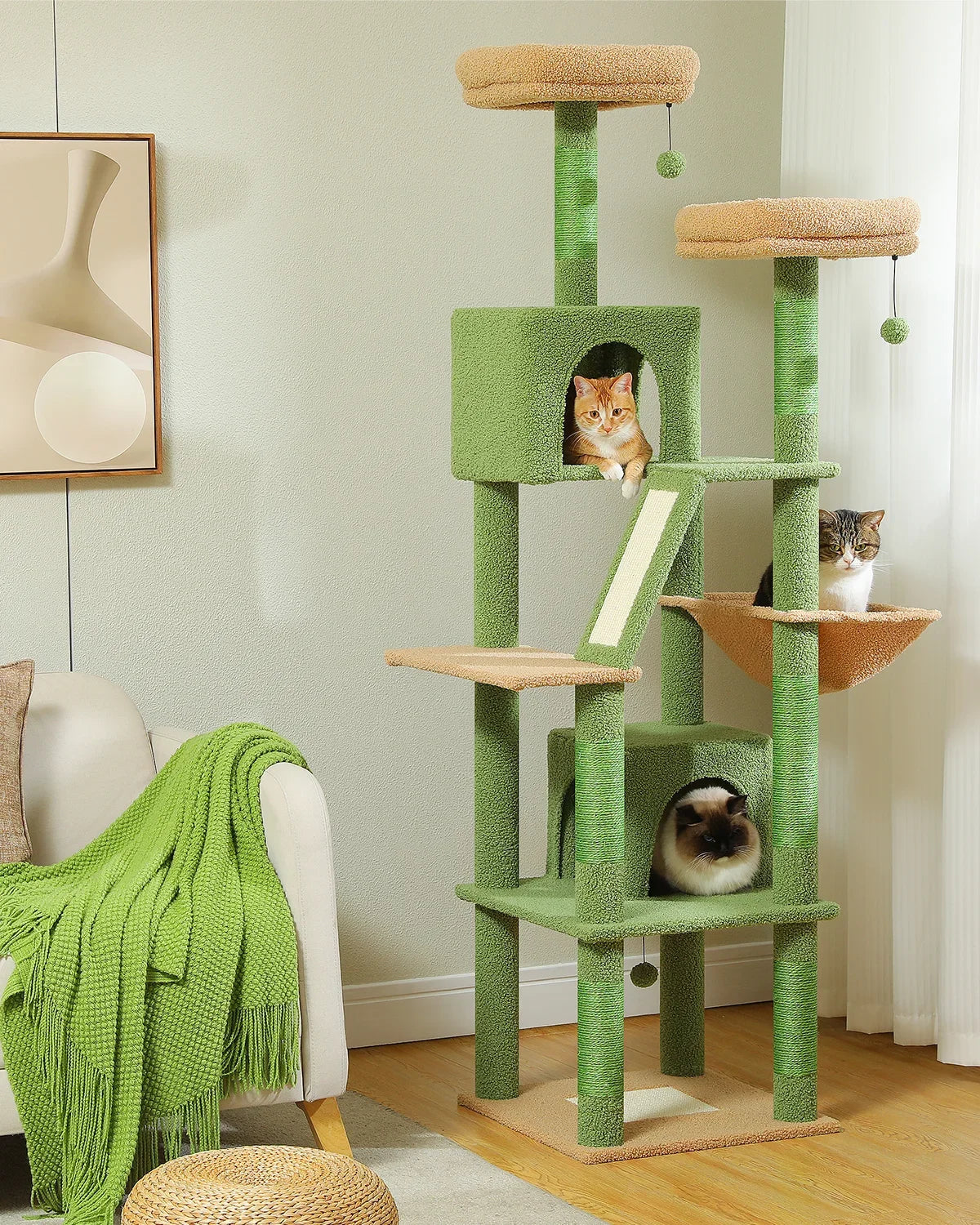 Large Cat Tree for Indoor Tall Tower