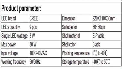 Full Spectrum LED Lamp for Aquarium Fish Tank