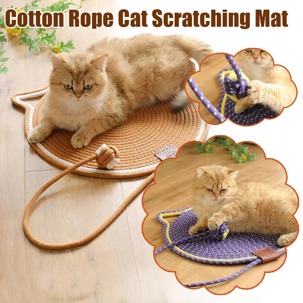 Cotton Rope Cat Scratcher Board