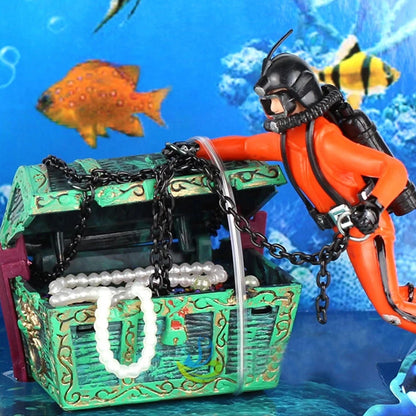 Treasure Chest Fish Tank Decorations