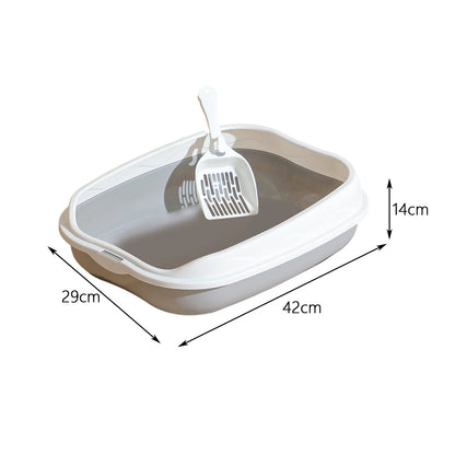 Semi-enclosed Litter Box