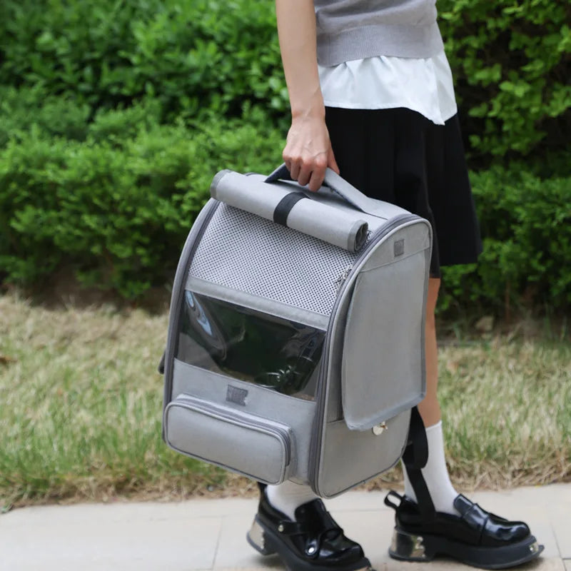 Bird Carrier with Perch and Tray