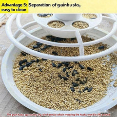 Automatic Bird Feeder Bottle Feeding Tools Bird Food Bowl for Patio Hummingbird Outdoors Garden Balcony Hanging Feeding Tray