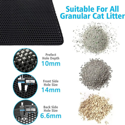 Cat Litter Mat 2-Layer Design