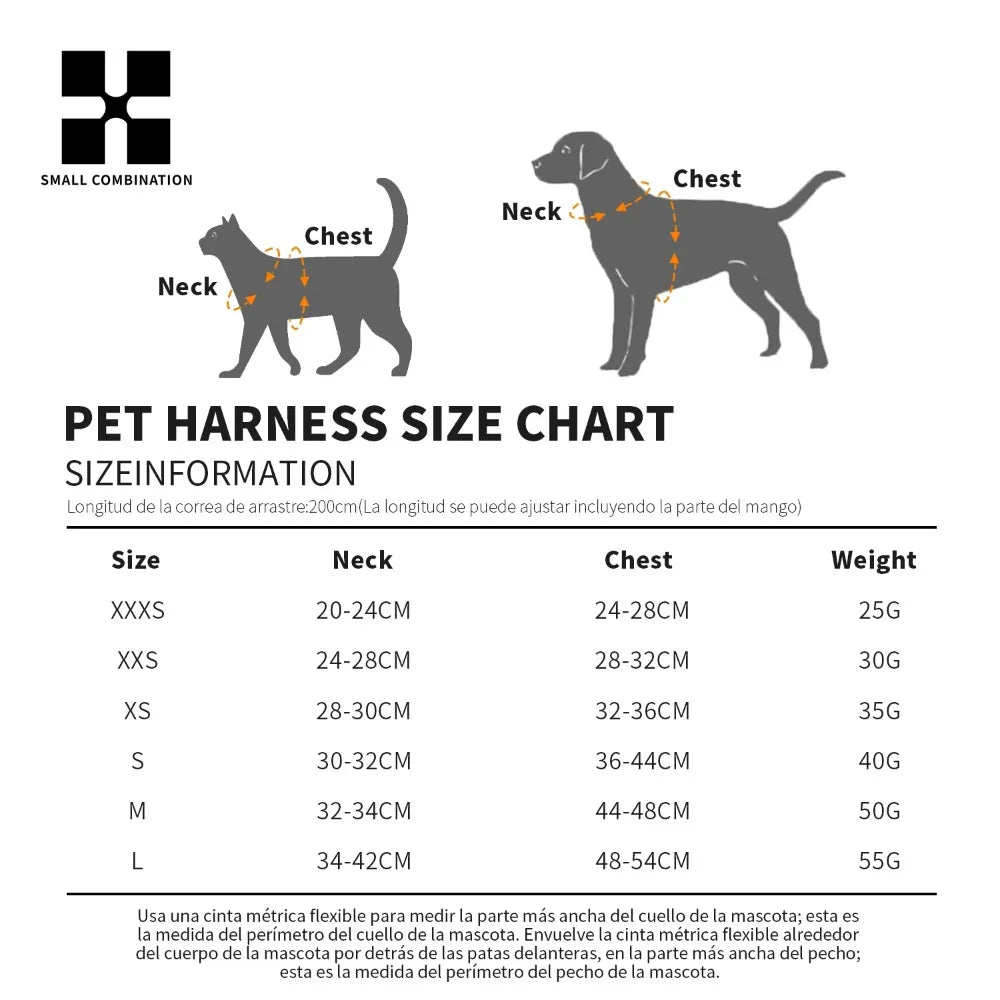 Dog Harness Leash Set