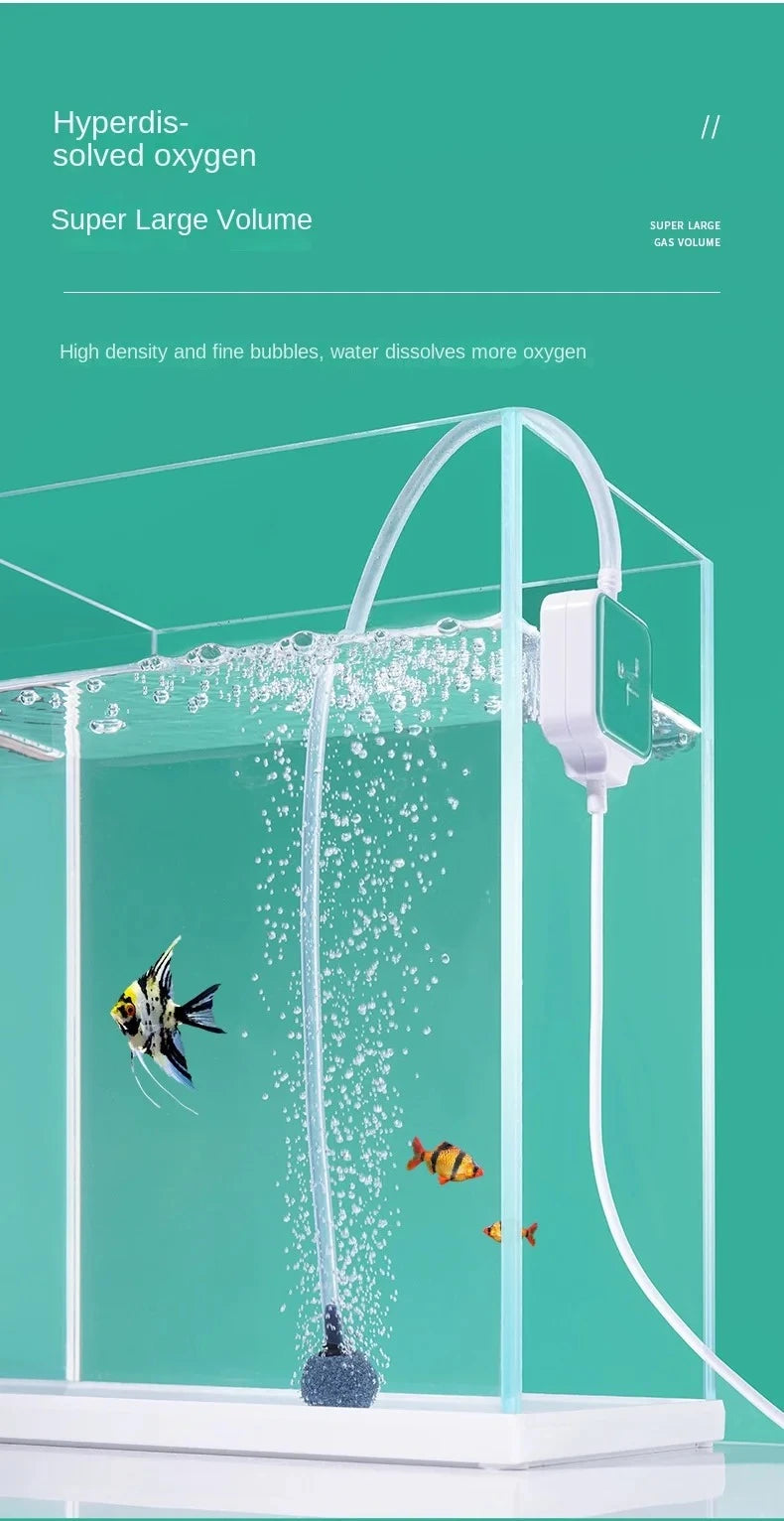 Fish tank aquarium oxygen pump
