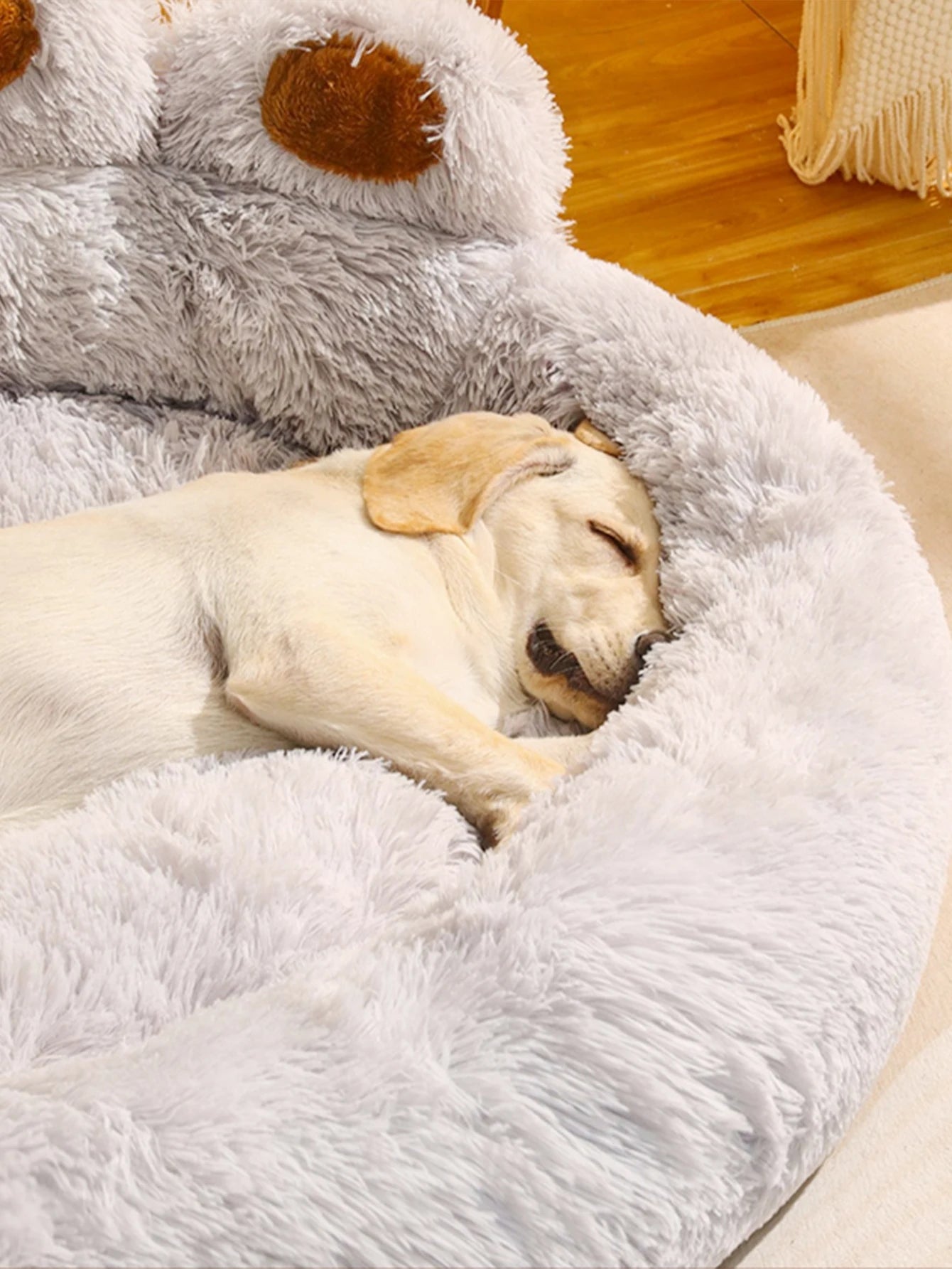 Winter Warm Fluffy Dog Bed
