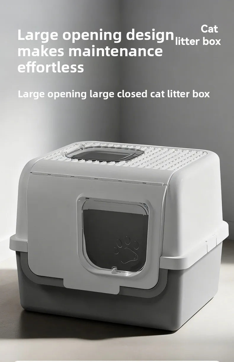 Fully Enclosed Self Cleaning Cat Litter Box