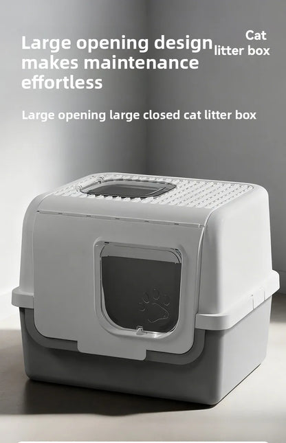 Fully Enclosed Self Cleaning Cat Litter Box