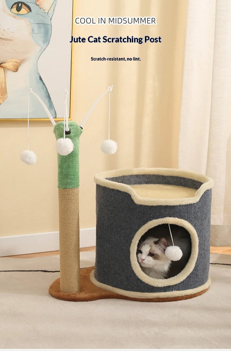 Multi Level Winter Warm Cat Tree
