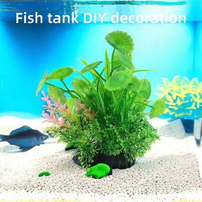 Simulation Plant Aquarium Artificial DIY
