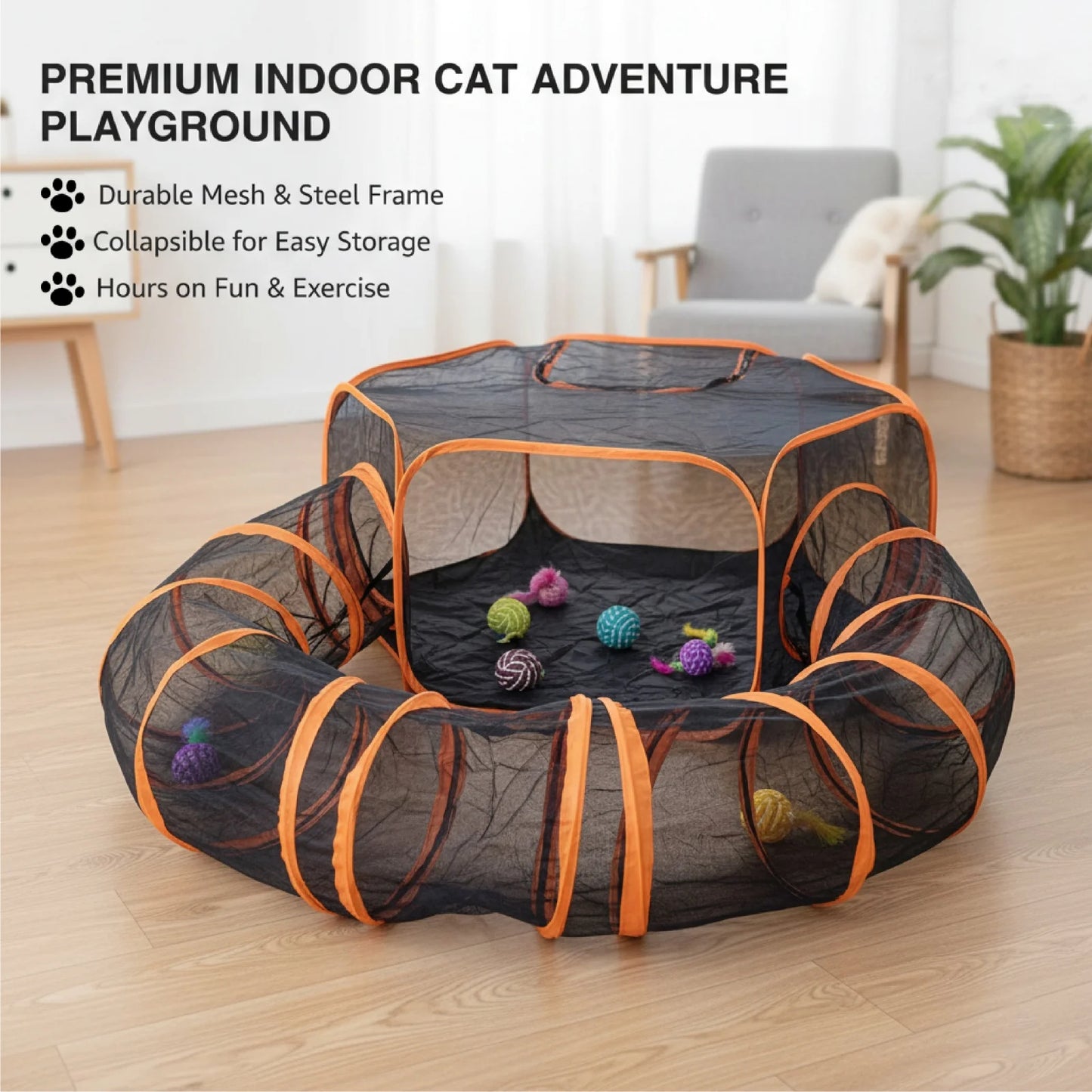 Large Portable Folding Pet Tent