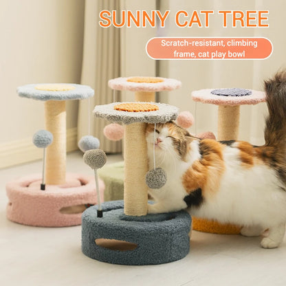 Sunflower Cat Climbing Tower