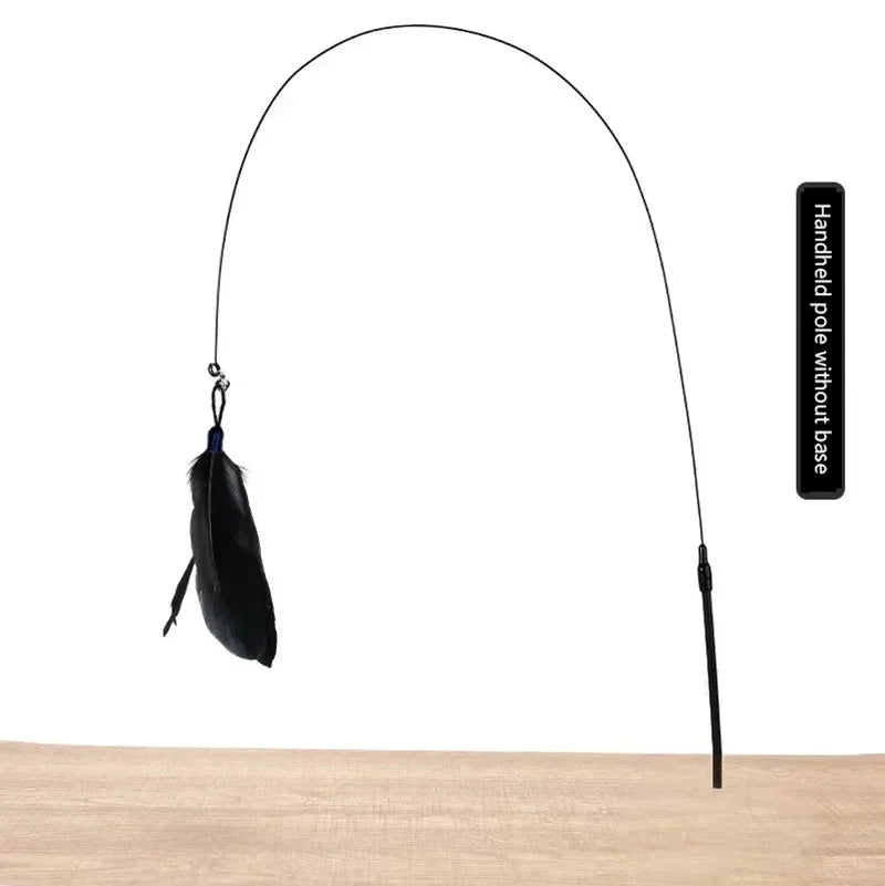Suction Cup Cat Teasing Stick Cat Toy