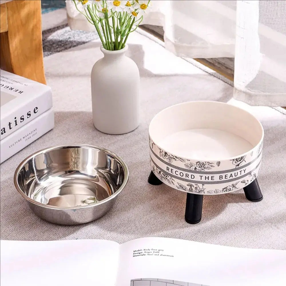 Stainless Steel Elevated Pet Bowls