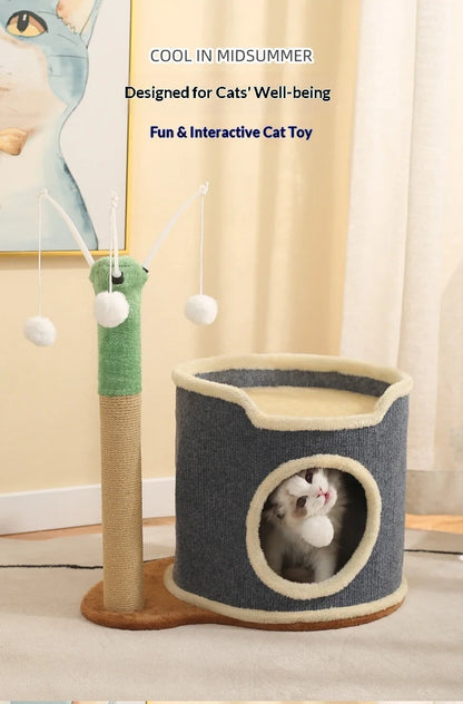 Multi Level Winter Warm Cat Tree