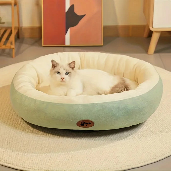 Cozy Oval Snuggle Pet Bed