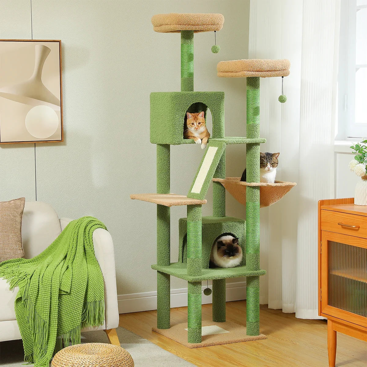 Large Cat Tree for Indoor Tall Tower