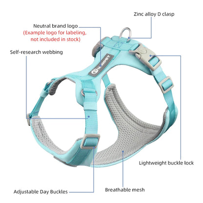 Dog Breathable Harness NO PULL