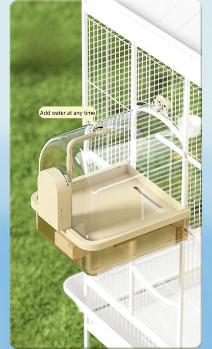 Electric Sensing Water Recycling Bird Bath