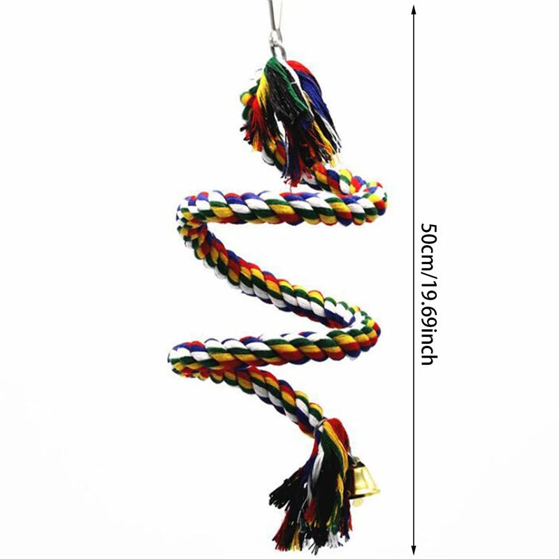 Braided Budgie Chew Bird Cage Cockatiel Toy