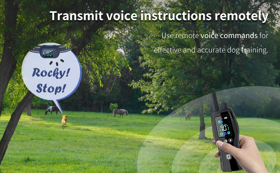 Remote Calling Smart Dog Shock Collar