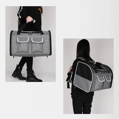 Big Space Foldable Pet Carrier Backpack