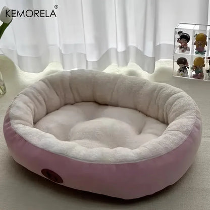 Cozy Oval Snuggle Pet Bed