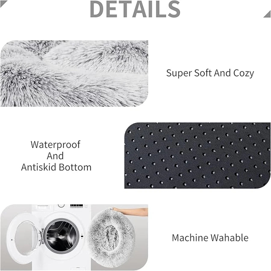 Plush Warm Faux Fur Calm Bed