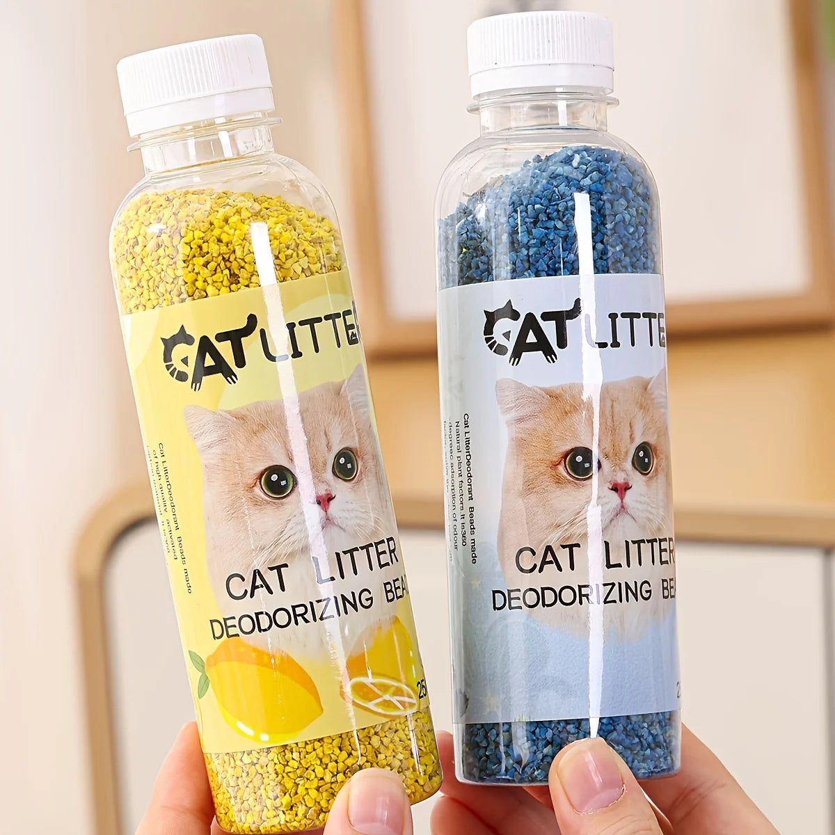 Bottle of Cat Litter Deodorizing Beads