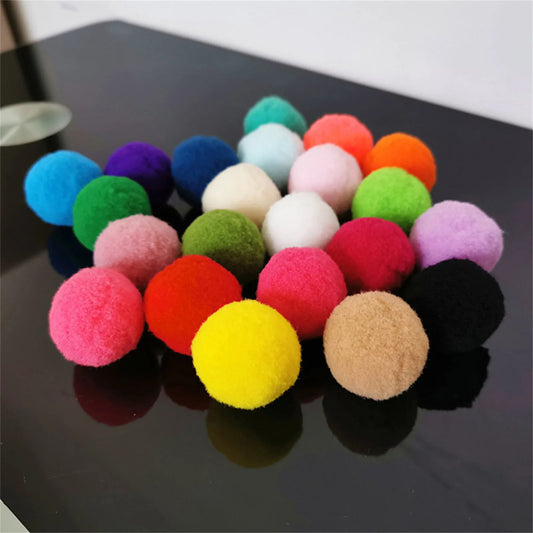 Soft Kitten Pompon Toy