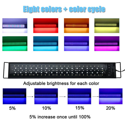 30-60cm Fish Tank 24/7 Full Spectrum Lighting