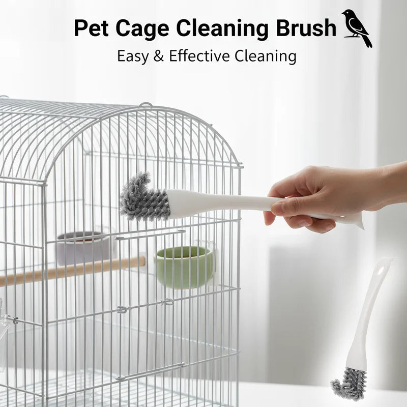 Bird Cage Cleaning Brush Tool