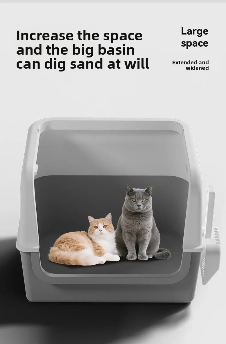 Fully Enclosed Self Cleaning Cat Litter Box