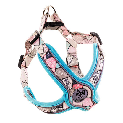 X-Shaped Harness and Leash Set