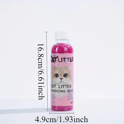 Bottle of Cat Litter Deodorizing Beads