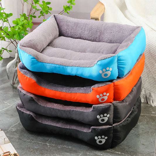 Soft Square Large Dog Bed