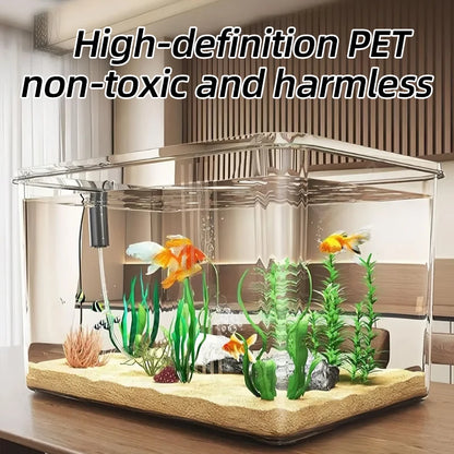 Transparent Aquarium Creative Desktop Fish Tank