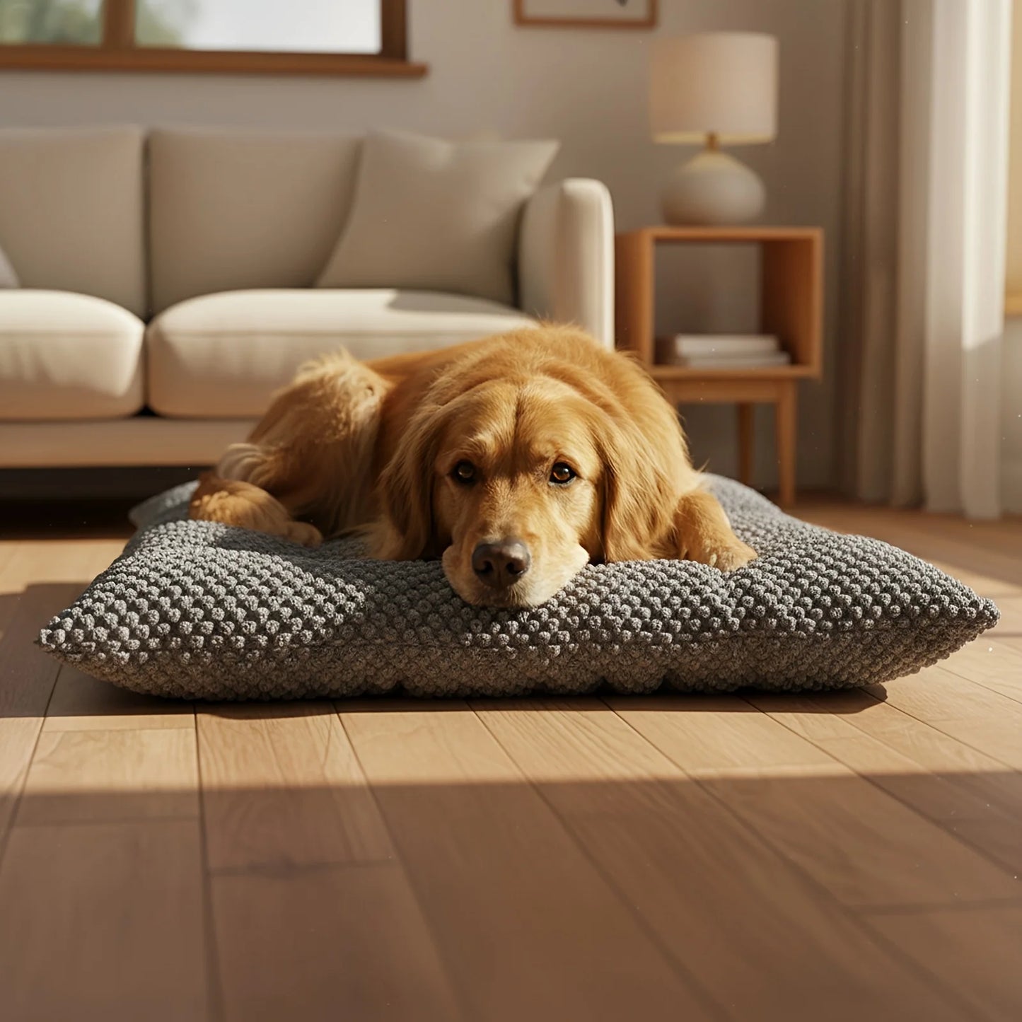 Extra-Large Plush Dog Crate Pad
