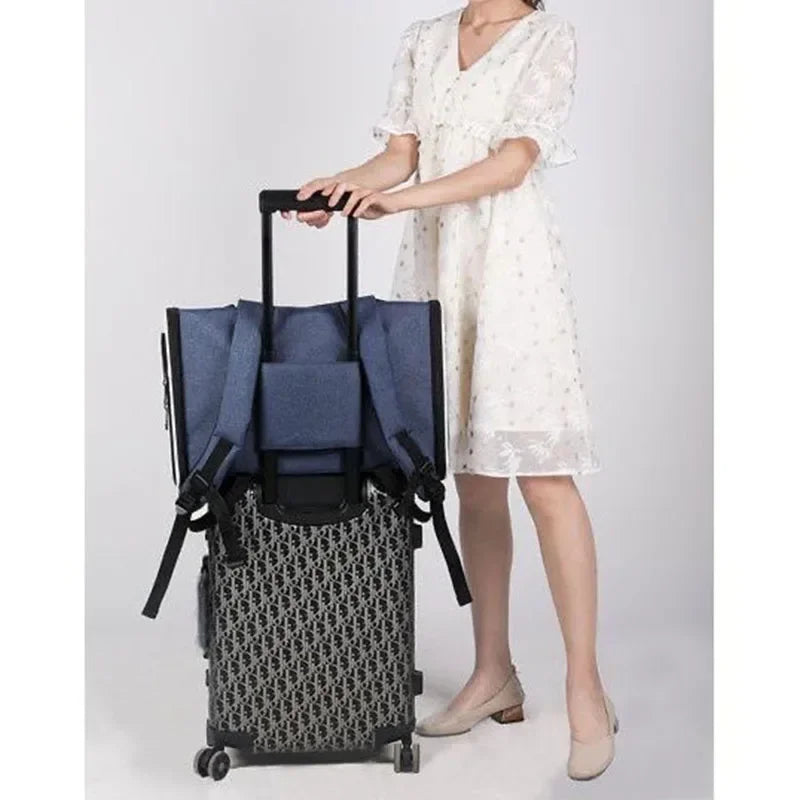 Big Space Foldable Pet Carrier Backpack