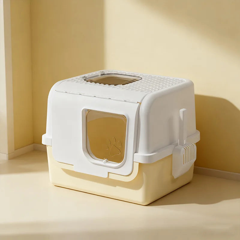 Fully Enclosed Self Cleaning Cat Litter Box