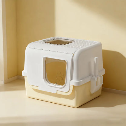 Fully Enclosed Self Cleaning Cat Litter Box