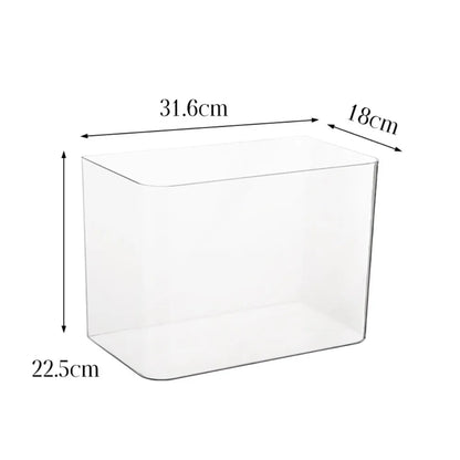 PET+ABS Fish Tank New Transparent with Lid