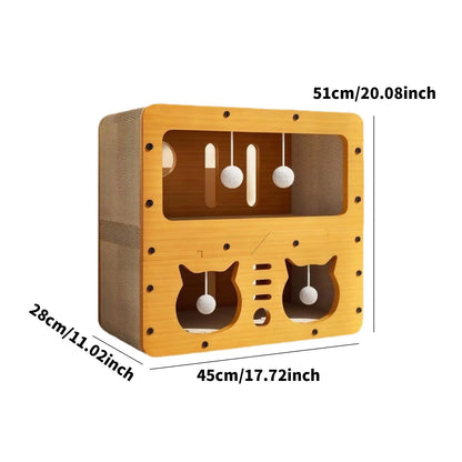 Cat Scratcher House Castle Double Layer