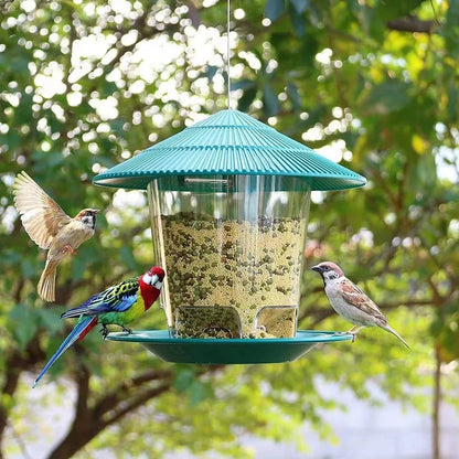 Outdoor Hanging Automatic Bird Feeder